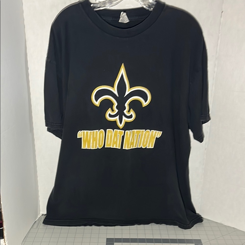 Black 'Who Dat Nation' T-Shirt - Picture 2 of 10